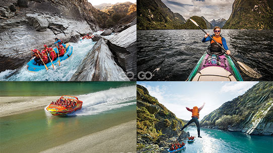 Four experiences you can have with Go Orange Adventure Travel New Zealand