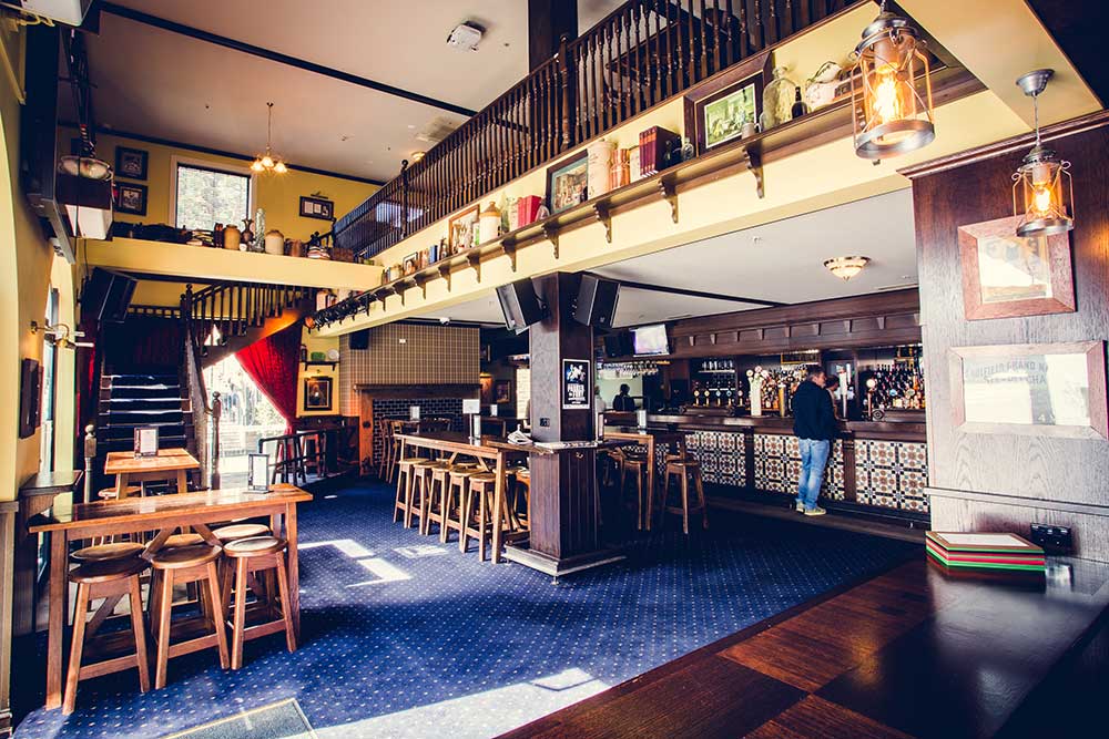The Pig & Whistle is a stylish rendition of the classic English pub