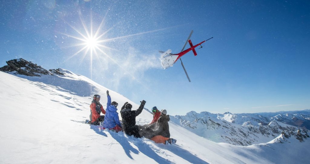 heli skiing new zealand queenstown