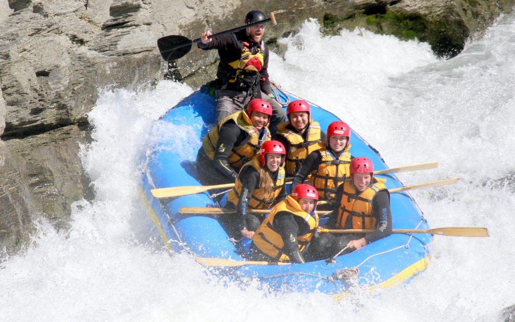 white water rafting in new zealand